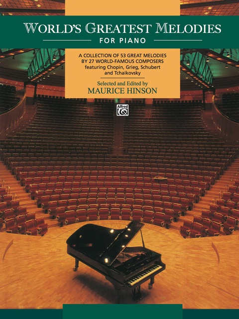 Cover image for book World's Greatest Piano Melodies: For Intermediate to Early Advanced Piano