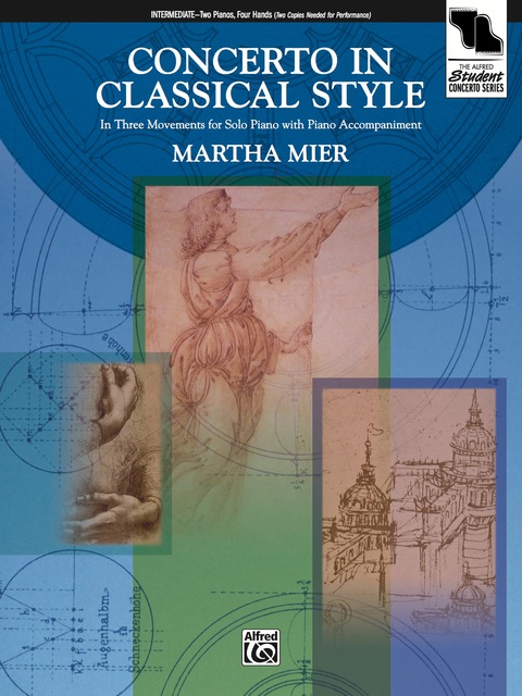 Cover image for book Concerto in Classical Style: Intermediate Piano Duet