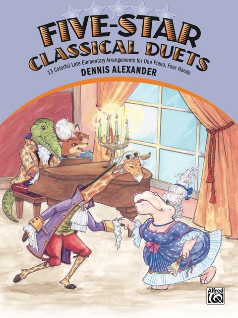 Cover image for book Five-Star Classical Duets: Late Elementary Piano Duet