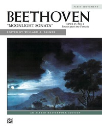 Cover image: Moonlight Sonata, Op. 27, No. 2 (First Movement): Late Intermediate Piano Solo 1st edition 9780739012581