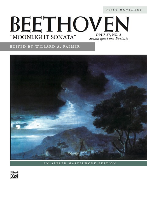 Cover image for book Moonlight Sonata, Op. 27, No. 2 (First Movement): Late Intermediate Piano Solo