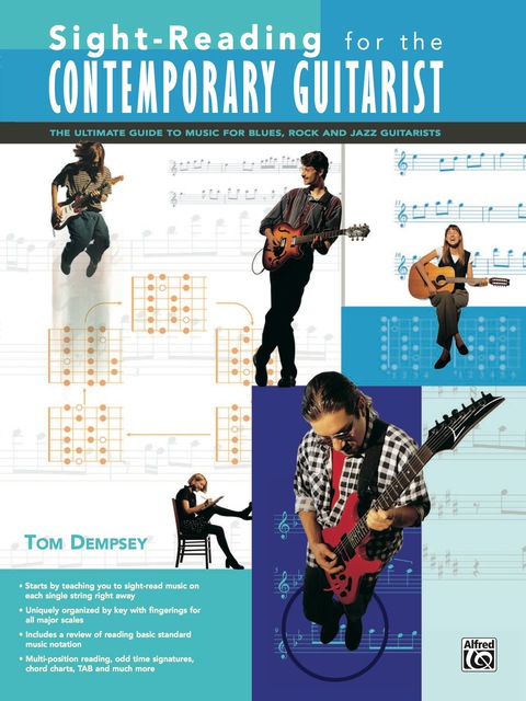 Cover image for book Sight-Reading for the Contemporary Guitarist: The Ultimate Guide to Music for Blues, Rock, and Jazz Guitarists