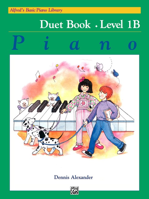 Cover image for book Alfred's Basic Piano Library - Duet Book 1B: Learn How to Play Piano with This Esteemed Method