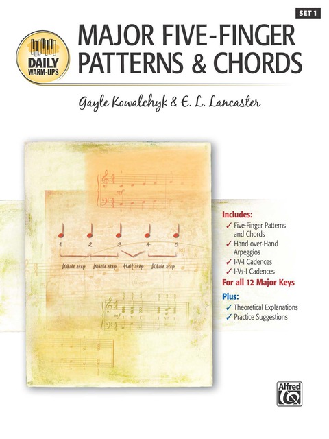 Cover image for book Daily Warm-Ups, Set 1: Major Five-Finger Patterns and Chords for Piano