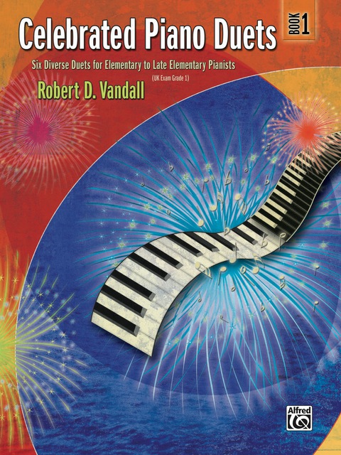 Cover image for book Celebrated Piano Duets, Book 1: Elementary to Late Elementary Piano Duets (1 Piano, 4 Hands)