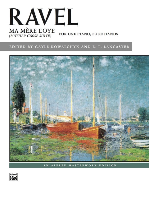 Cover image for book Ma mère l'oye (Mother Goose Suite): Late Intermediate Piano Duet (1 Piano, 4 Hands)