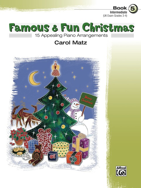 Cover image for book Famous & Fun Christmas, Book 5: For Intermediate Piano