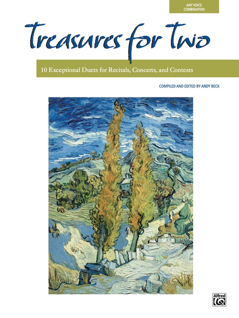 Cover image for book Treasures for Two: 10 Exceptional Vocal Duets for Recitals, Concerts, and Contests