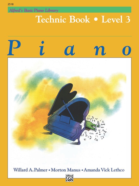 Cover image for book Alfred's Basic Piano Library - Technic Book 3: Learn How to Play with This Esteemed Piano Method