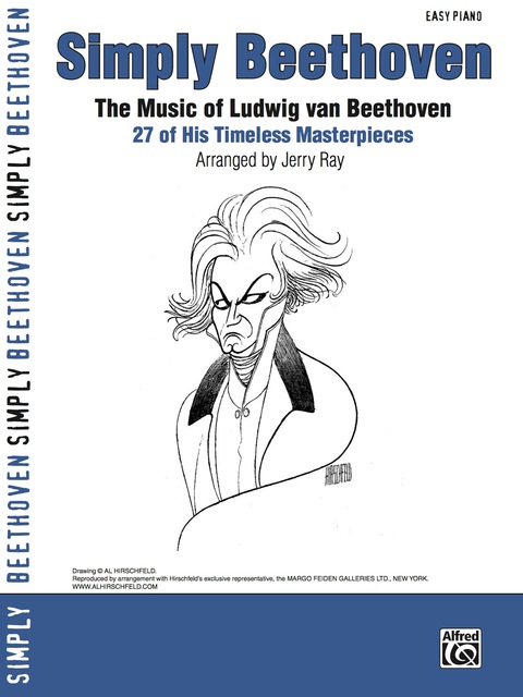 Cover image for book Simply Beethoven: The Music of Ludwig van Beethoven - 27 of His Timeless Masterpieces for Easy Piano