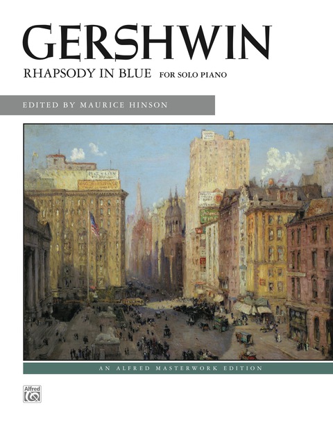 Cover image for book Rhapsody in Blue (Solo Piano Version): Advanced Piano Solo: Advanced Piano Solo
