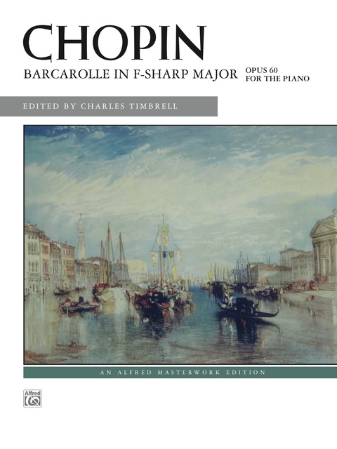Cover image for book Barcarolle in F-Sharp Major, Op. 60: For Piano