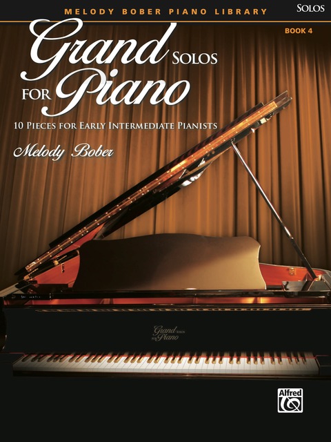 Cover image for book Grand Solos for Piano, Book 4: 10 Pieces for Early Intermediate Pianists