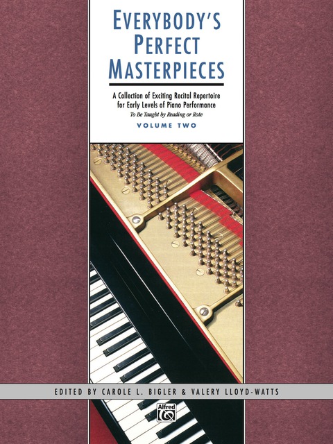 Cover image for book Everybody's Perfect Masterpieces, Volume 2: Elementary to Intermediate Piano Solos