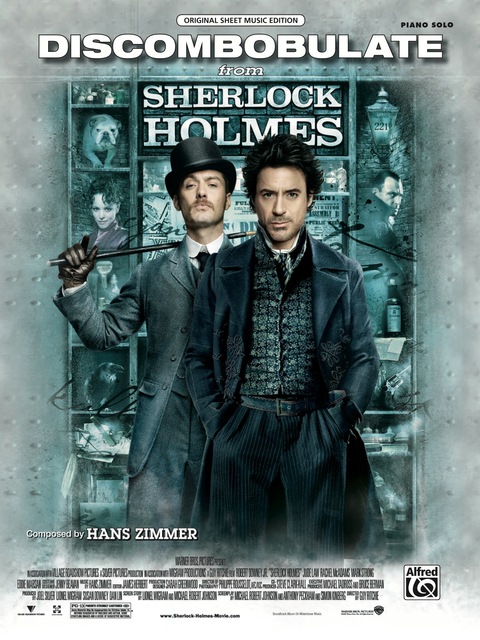 Cover image for book Discombobulate (from the Motion Picture, Sherlock Holmes): Piano Solo Sheet Music