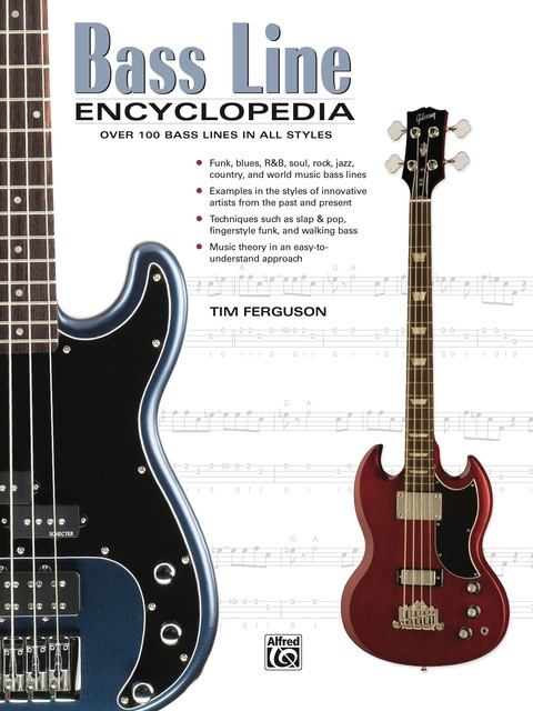 Cover image for book Bass Line Encyclopedia: Over 100 Bass Guitar Lines in All Styles