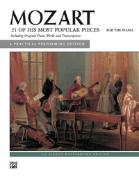 Cover image: 21 of His Most Popular Pieces (Mozart): For Intermediate Piano 1st edition 9780739004425