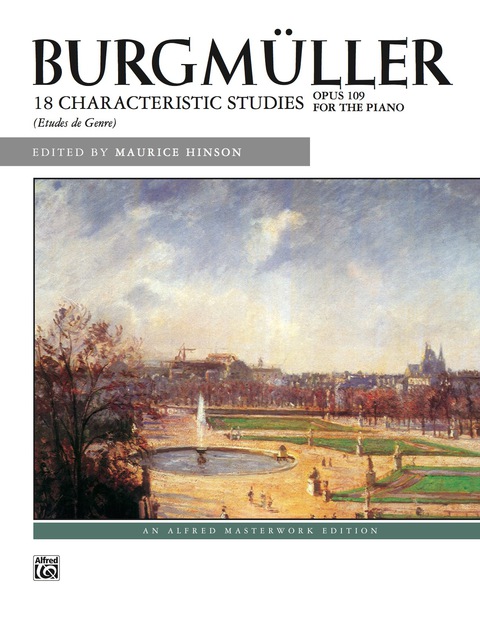 Cover image for book 18 Characteristic Studies, Op. 109: For Intermediate to Late Intermediate Piano