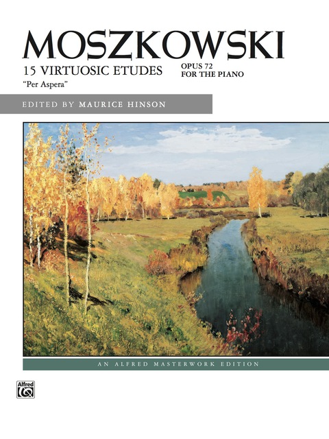 Cover image for book 15 Etudes, Op. 72: Alfred Masterwork Edition - Piano Sheet Music Collection