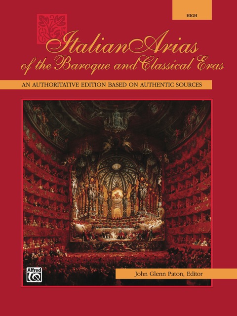 Cover image for book Italian Arias of the Baroque and Classical Eras - High Voice: Vocal Collection