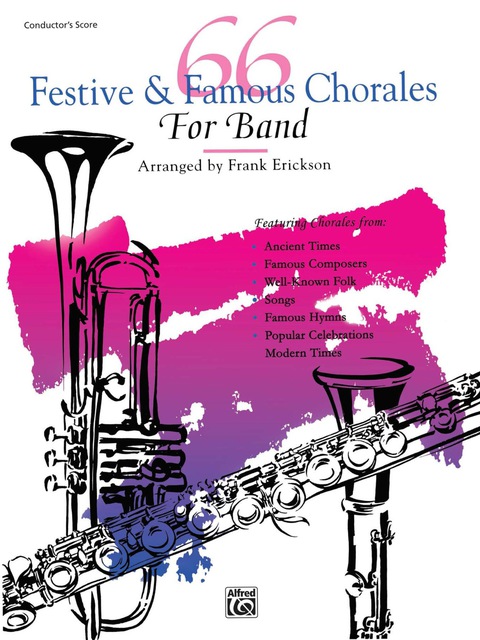 Cover image for book 66 Festive and Famous Chorales for Band