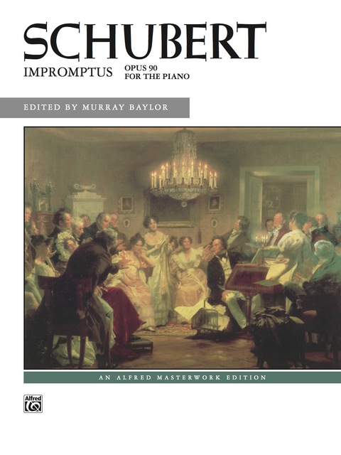 Cover image for book Impromptus, Op. 90: For Early Advanced Piano