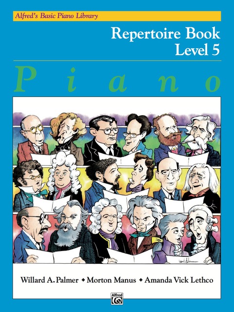 Cover image for book Alfred's Basic Piano Library - Repertoire Book 5: Learn How to Play with This Esteemed Piano Method