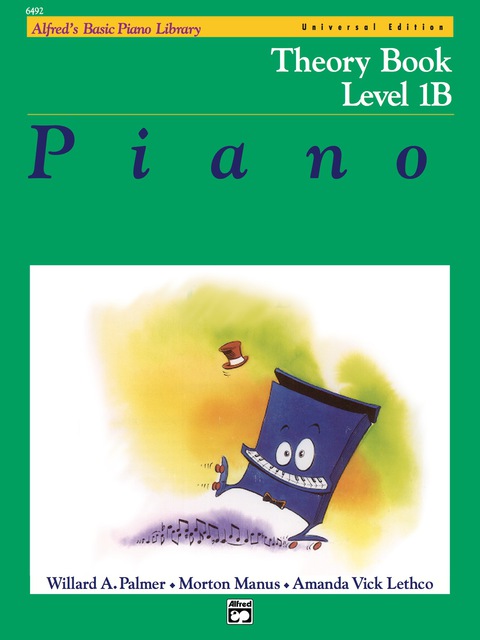 Cover image for book Alfred's Basic Piano Course - Universal Edition Theory Book 1B