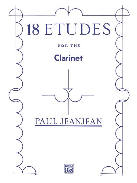 Cover image for book 18 Etudes: Clarinet