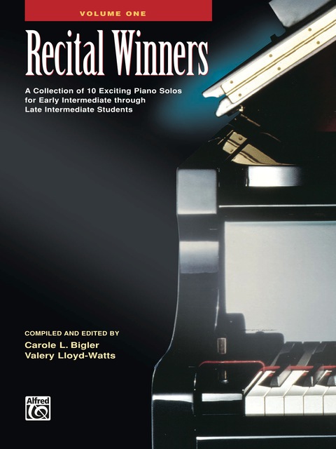 Cover image for book Recital Winners, Book 1: Early Intermediate to Late Intermediate Piano Solos