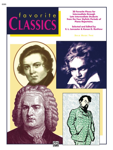 Cover image for book Favorite Classics: Solo, Book 2: For Intermediate to Late Intermediate Piano