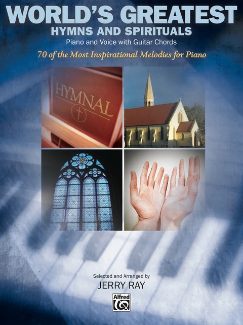 Cover image for book World's Greatest Hymns: Piano Sheet Music Songbook Collection