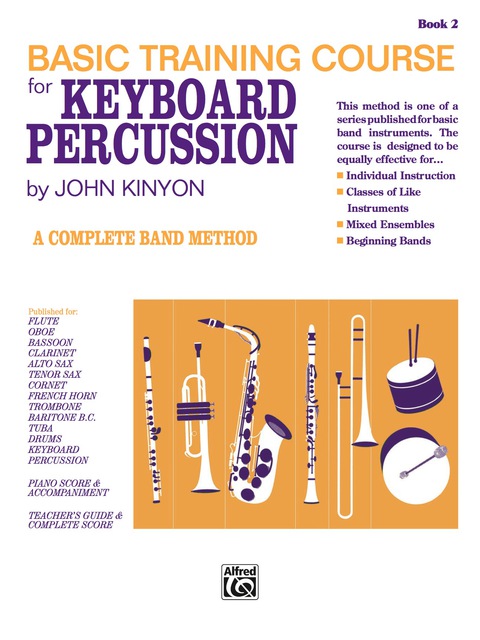 Cover image for book John Kinyon's Basic Training Course, Book 2: For Keyboard Percussion