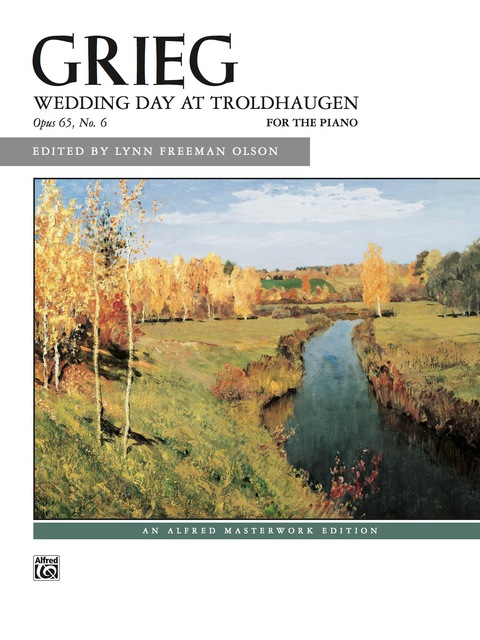 Cover image for book Wedding Day at Troldhaugen, Op. 65, No. 6: Early Advanced Piano Solo