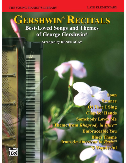 Cover image for book The Young Pianist's Library - Gershwin Recital Pieces, Book 14A: For Early Intermediate Piano