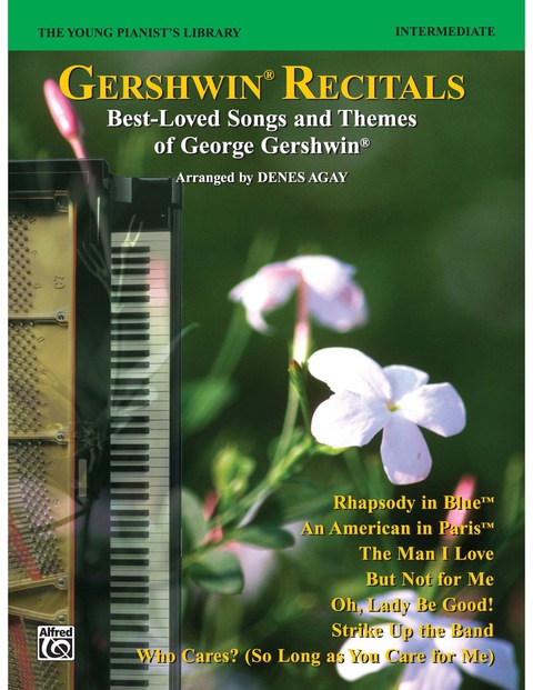 Cover image for book The Young Pianist's Library - Gershwin Recital Pieces, Book 14B: For Early Intermediate (Level 3) Piano
