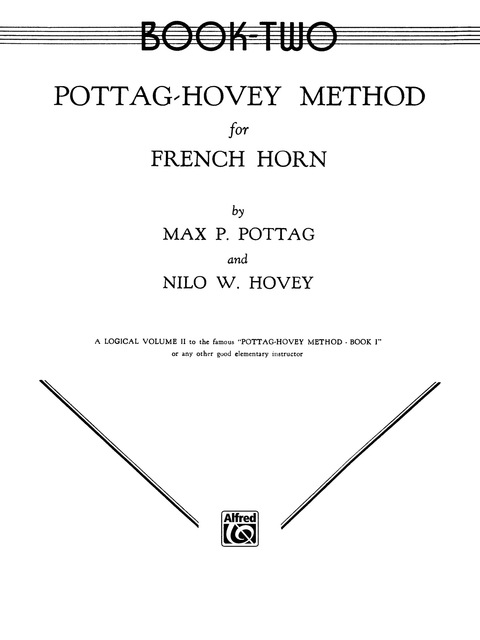 Cover image for book Pottag-Hovey Method for French Horn, Book 2