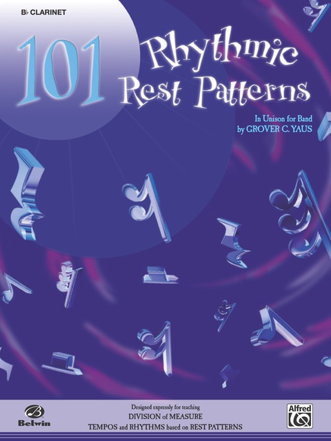 Cover image for book 101 Rhythmic Rest Patterns for B-Flat Clarinet