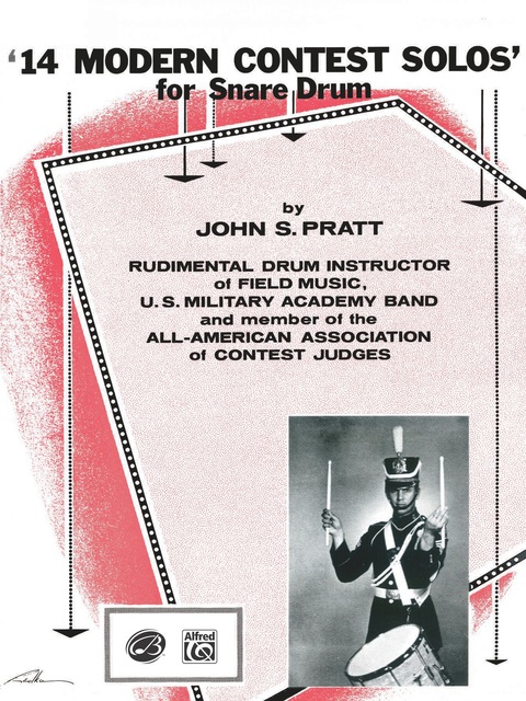 Cover image for book 14 Modern Contest Solos: For Snare Drum