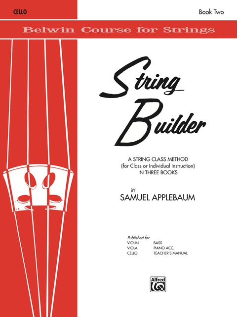 Cover image for book String Builder - Cello, Book II: A String Method for Class or Individual Instruction