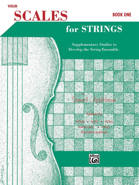 Cover image for book Scales for Strings - Violin, Book I: Supplementary Studies to Develop the String Ensemble