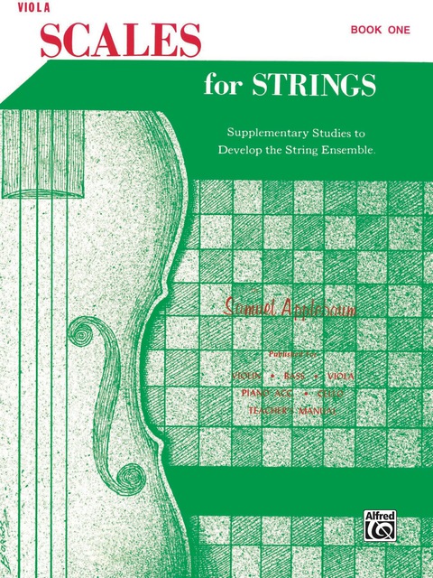 Cover image for book Scales for Strings - Viola, Book I: Supplementary Studies to Develop the String Ensemble