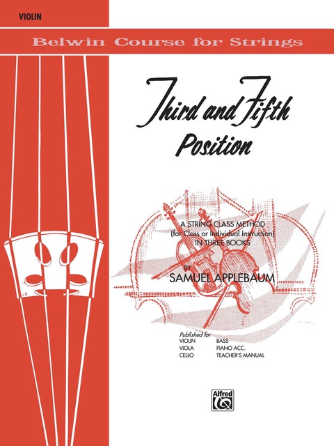 Cover image for book 3rd and 5th Position String Builder: For Violin