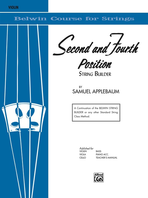 Cover image for book 2nd and 4th Position String Builder: Violin