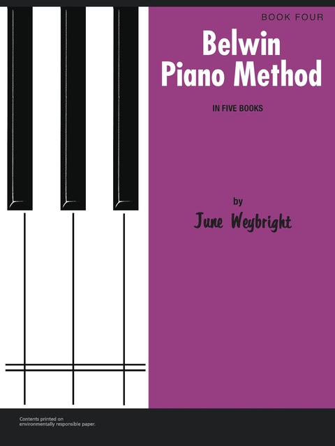 Cover image for book Belwin Piano Method, Book 4