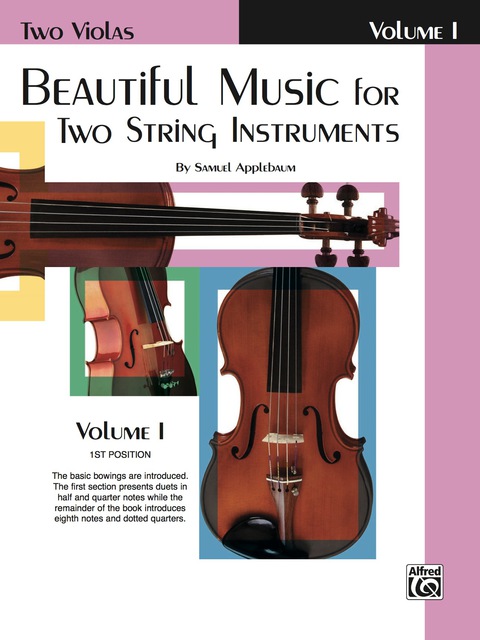 Cover image for book Beautiful Music for Two String Instruments, Book I: 2 Violas