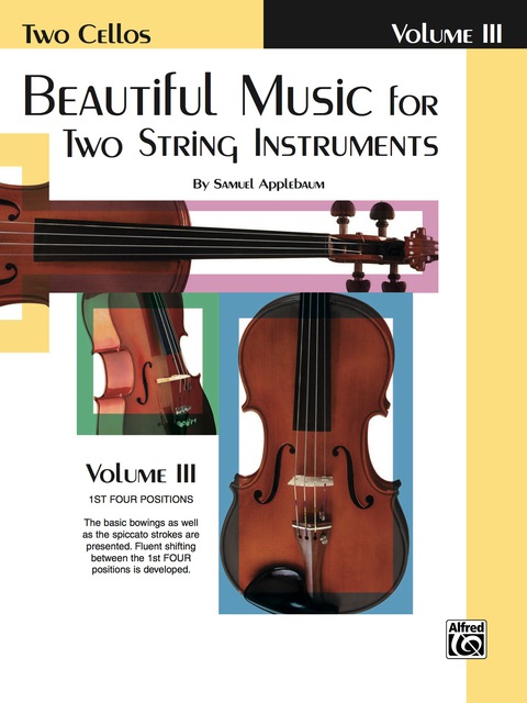 Cover image for book Beautiful Music for Two String Instruments, Book III for 2 Cellos