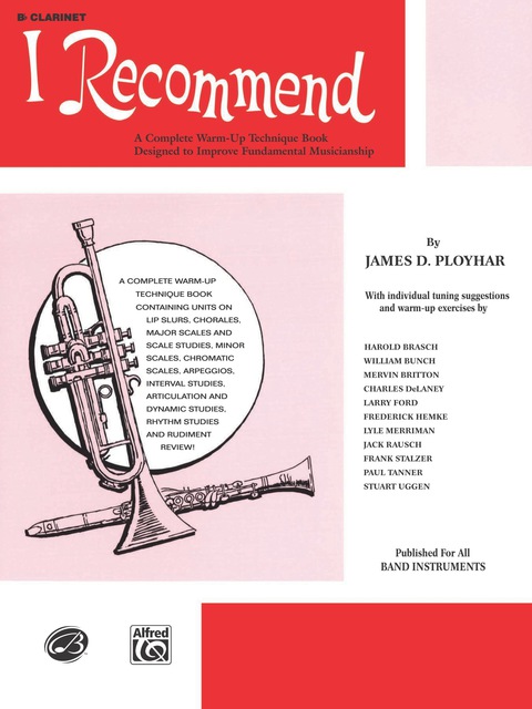 Cover image for book I Recommend: B-flat Clarinet