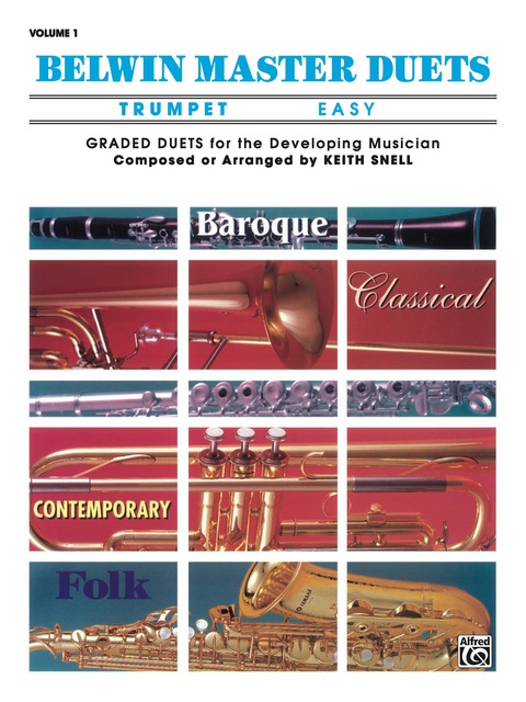 Cover image for book Belwin Master Duets (Trumpet), Easy Volume 1