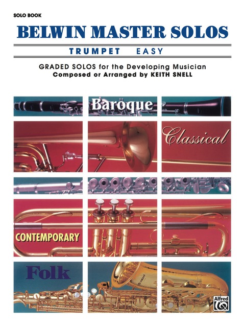 Cover image for book Belwin Master Solos, Volume 1 (Trumpet)